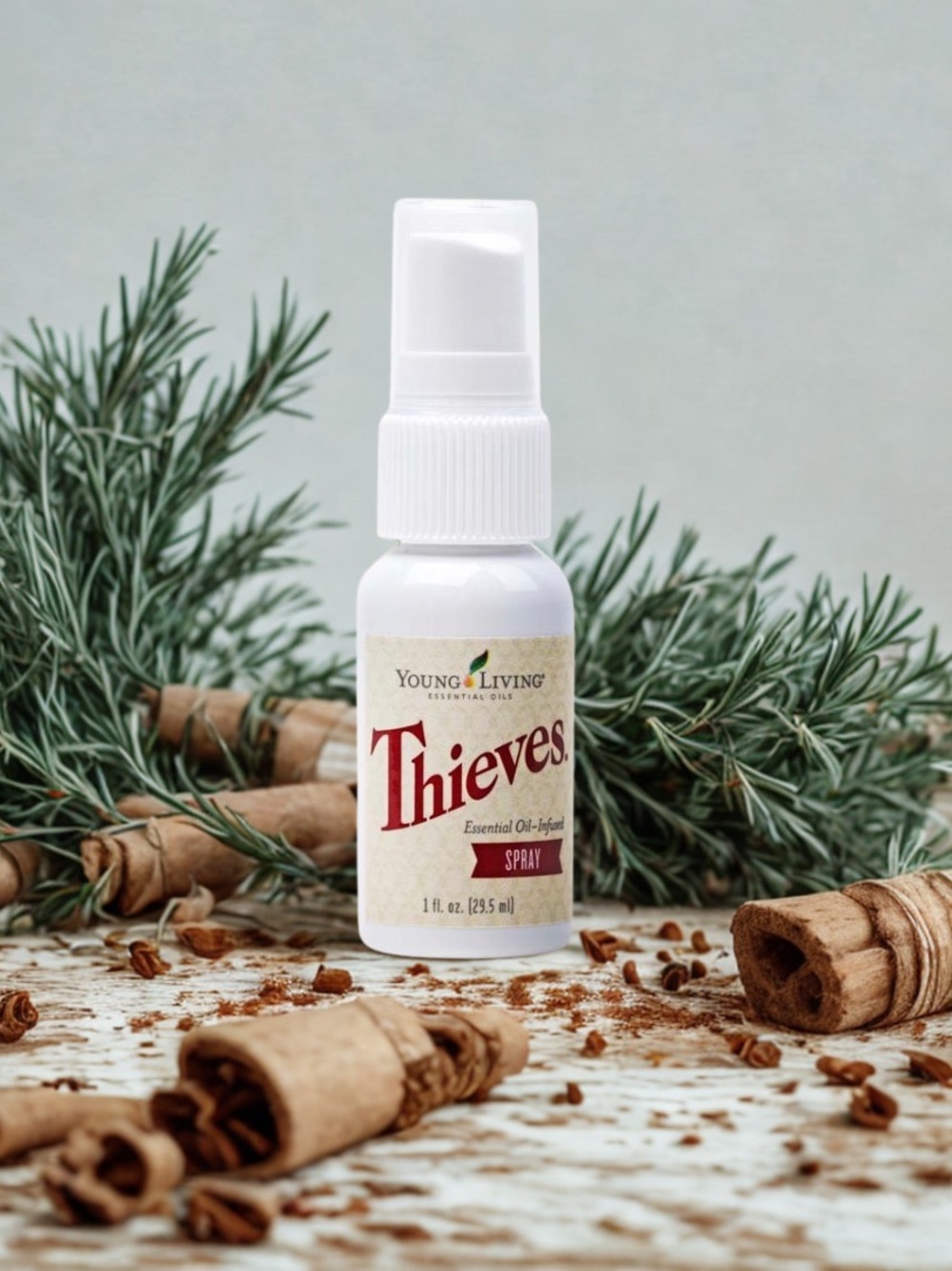 🌱 THIEVES ESSENTIAL OIL INFUSED SPRAY 1 OZ